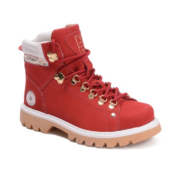 Coturno Masculino Accona Extra Resistente Couro Amarelo 801 - FKV Calçados