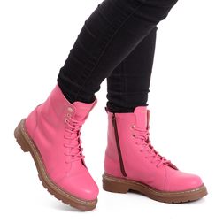 COTURNO COURO ROSA JANIS - Cravo e Canela